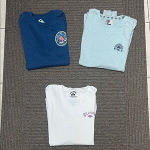 Surfer Boys' Long-Sleeve Tee Pack - Royal, Light Blue, White